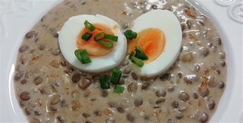 ingrediencie na šošovicový prívarok