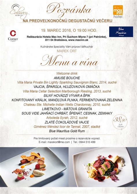 Ukážka jedál z menu Urban House