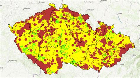 Mapa výrobných oblastí vhodných pre pestovanie repky