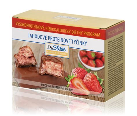jahodové proteínové tyčinky