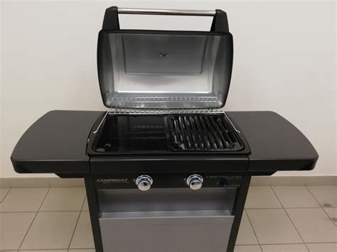 Plynový gril Campingaz Texado Super Vario v prevádzke