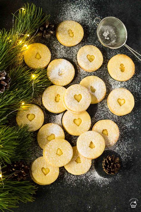 Linecké sušienky s rôznymi náplňami