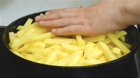 Schematické znázornenie prípravy zemiakov krok za krokom