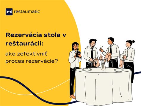Ilustrácia rezervácie stola v reštaurácii