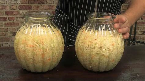 Kvasená kapusta pripravená v sklenených pohároch