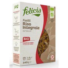 Balenie ryžových cestovín Felicia Bio Celozrnné Ryžové Fusilli Tri Color
