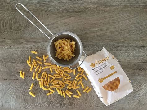 Grafika znázorňujúca zloženie bezlepkových cestovín