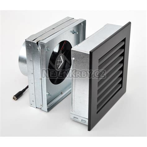 Krbový ventilátor Kratki 17x17 cm