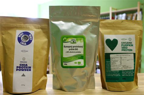 Obrázok rôznych rastlinných proteínových produktov