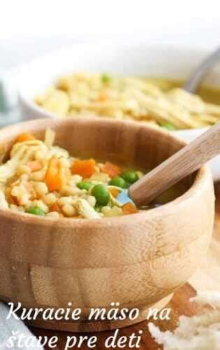 kuracie mäso pre deti