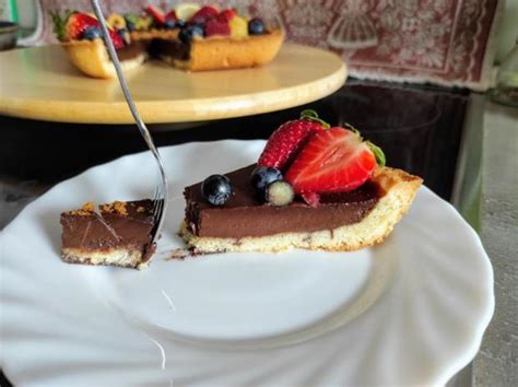 Francúzsky čokoládový tart