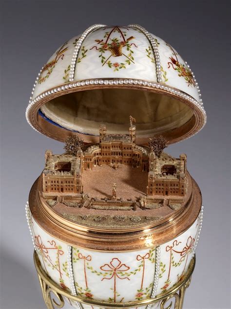 Mapa s lokalizáciou súčasných zbierok Fabergého vajec