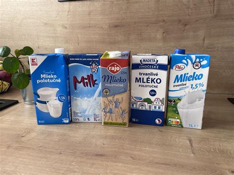 Porovnanie nutričných hodnôt čerstvého a trvanlivého mlieka