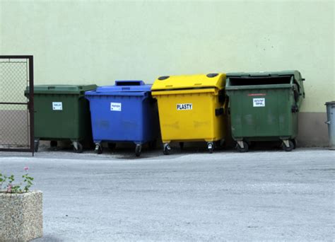 Mapa s vyznačenými zbernými nádobami na triedený odpad