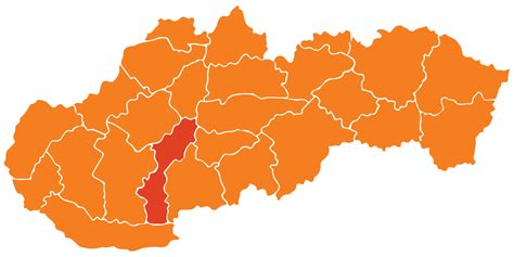Mapa regiónu Tekov