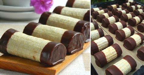 Zostava rôznych dezertov z oblátok