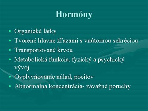 Hormóny prolaktín a oxytocín
