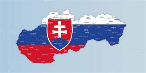 Mapa Slovenska so zvýraznenými regiónmi zapojenými do súťaže