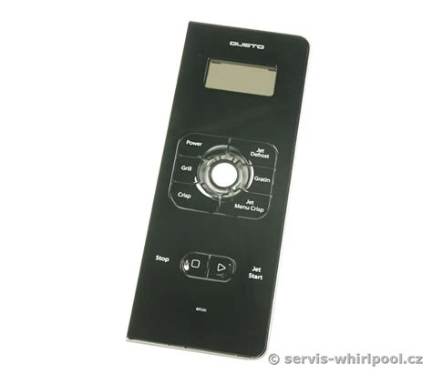 Ovládací panel rúry Whirlpool