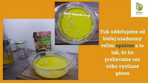 Príprava ghee masla