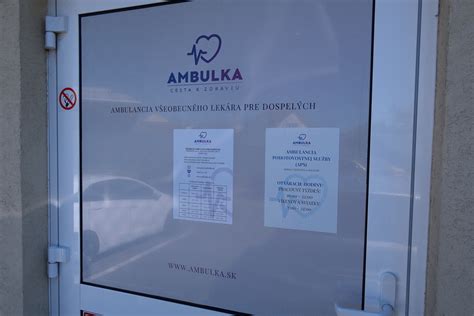 Infografika zobrazujúca prevádzkové hodiny ambulantnej pohotovostnej služby