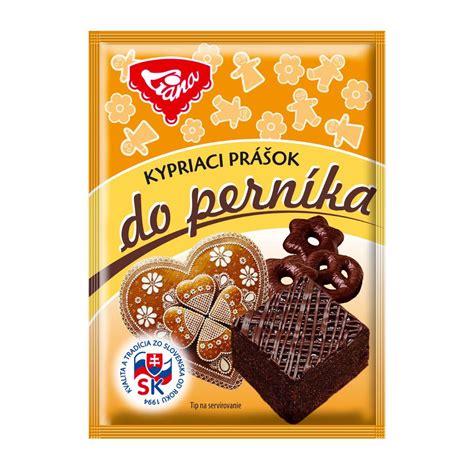Zloženie kypriaceho prášku do perníka
