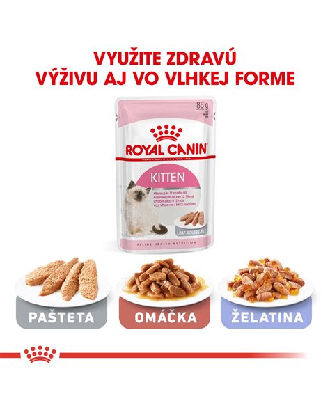 Kvalitné komerčné krmivo pre mačiatka