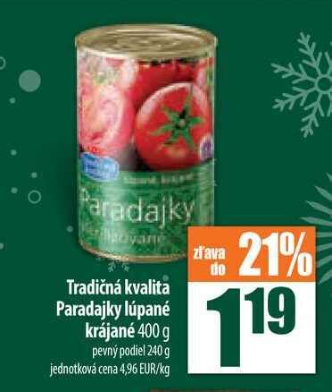 lúpané paradajky pripravené na mrazenie