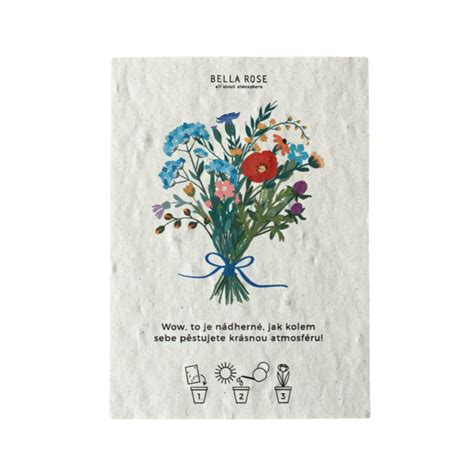Ilustrácia vrecka so semienkami kvetov
