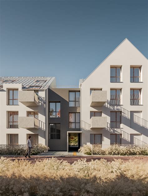 Vizualizácia bytového domu Mních v Kriváni