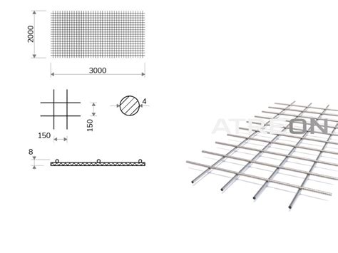 Výkres správneho uloženia kari siete v betónovej doske
