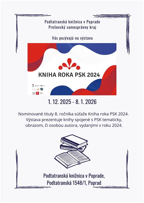 Logo súťaže Kniha roka PSK