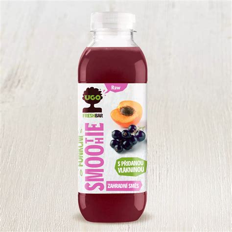 Ponuka hotových smoothie a štiav v UGO Freshbare