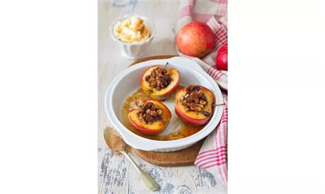 Servírovanie pečených jabĺk