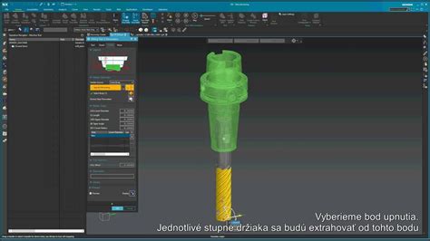 Vizualizácia 3D modelu nástroja v CAD softvéri