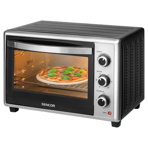 Interiér elektrickej rúry Sencor SEO 3610SS s plechom a roštom