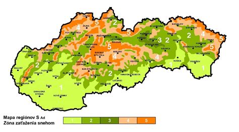 Mapa poľovníckych oblastí na Slovensku