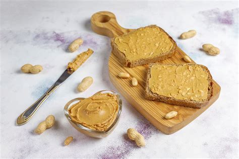 Grafické znázornenie nutričných hodnôt arašídového masla