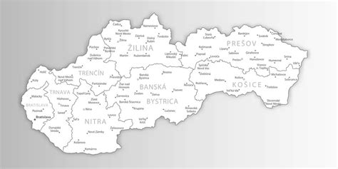 Mapa Slovenska s vyznačeným okresom Sobrance a obcou Orechová
