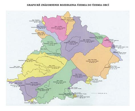 Grafické znázornenie rozdelenia pôdy v obci Orechová