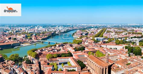 Mapa regiónu Toulouse vo Francúzsku