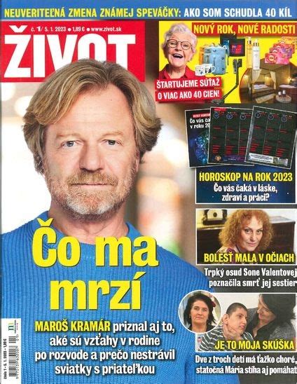 Ukážka obálky časopisu Život