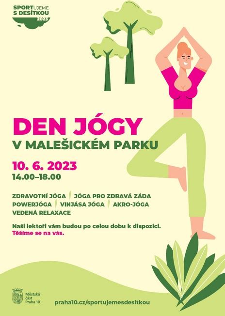 Ilustrácia jogy v parku za úsvitu