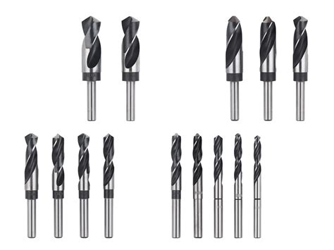 Rôzne typy kónických vrtákov