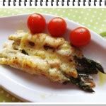 Špargľové rolky so šunkou a syrom