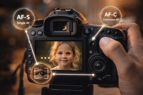 Ukážka funkcie sledovania očí v bezzrkadlovom fotoaparáte
