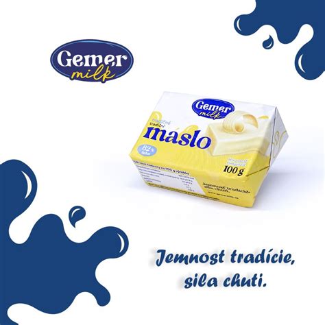 Balenie bezlaktózového masla