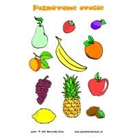 Ilustrácia detí kresliacich ovocie a zeleninu