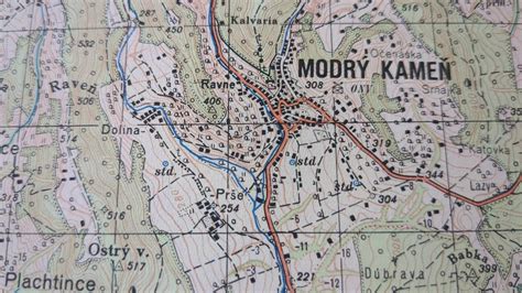 Mapa hradu Modrý Kameň