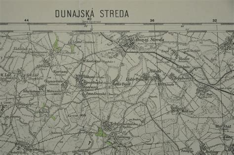 Mapa okresu Dunajská Streda s vyznačenou obcou Orechová Potôň